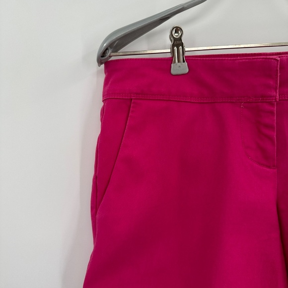 The Limited Cotton-Stretch Chino Shorts with Scallop Hem size 4 Pink 4" Inseam - Picture 2 of 14
